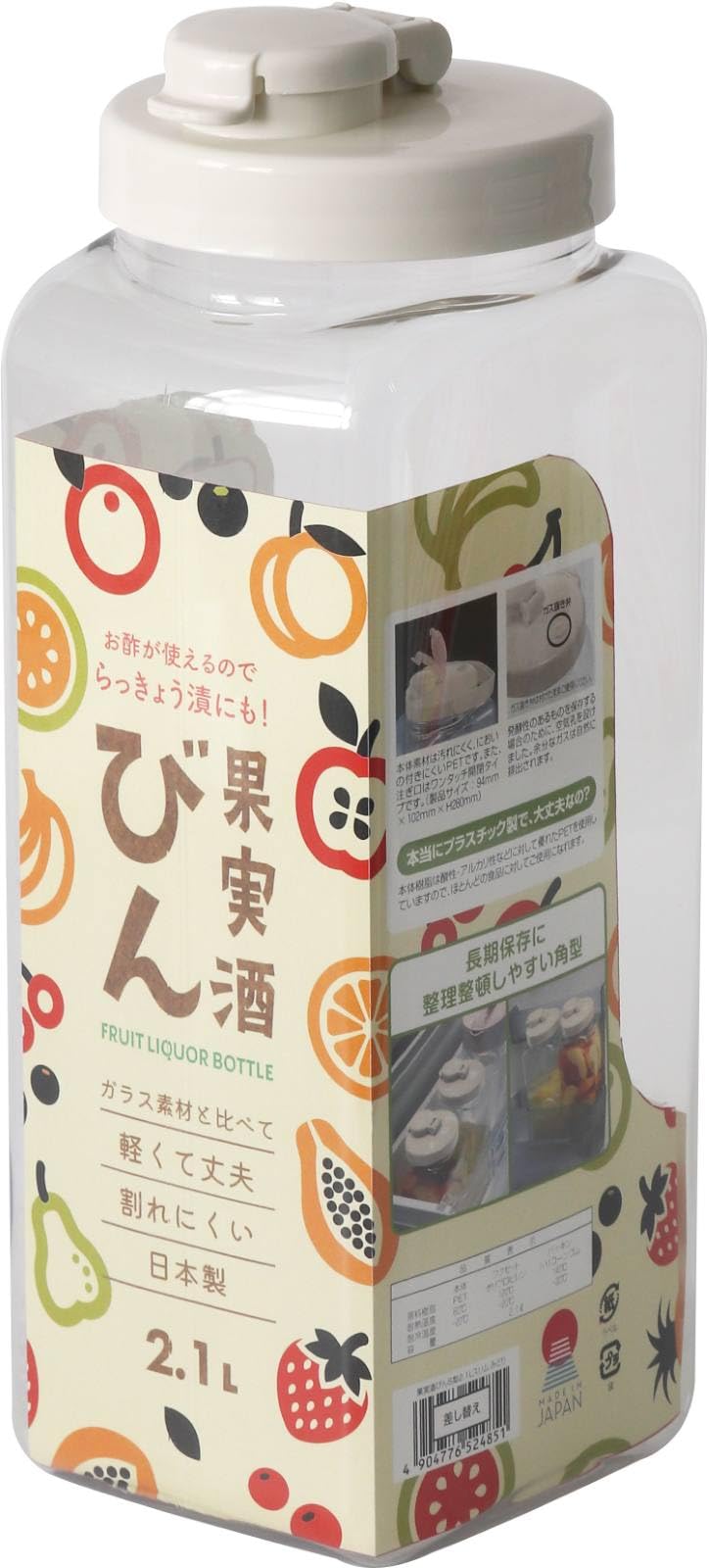 Amazon.co.jp: 【2026新モデル】 タケヤ化学工業 TAKEYA 果実酒びん 角