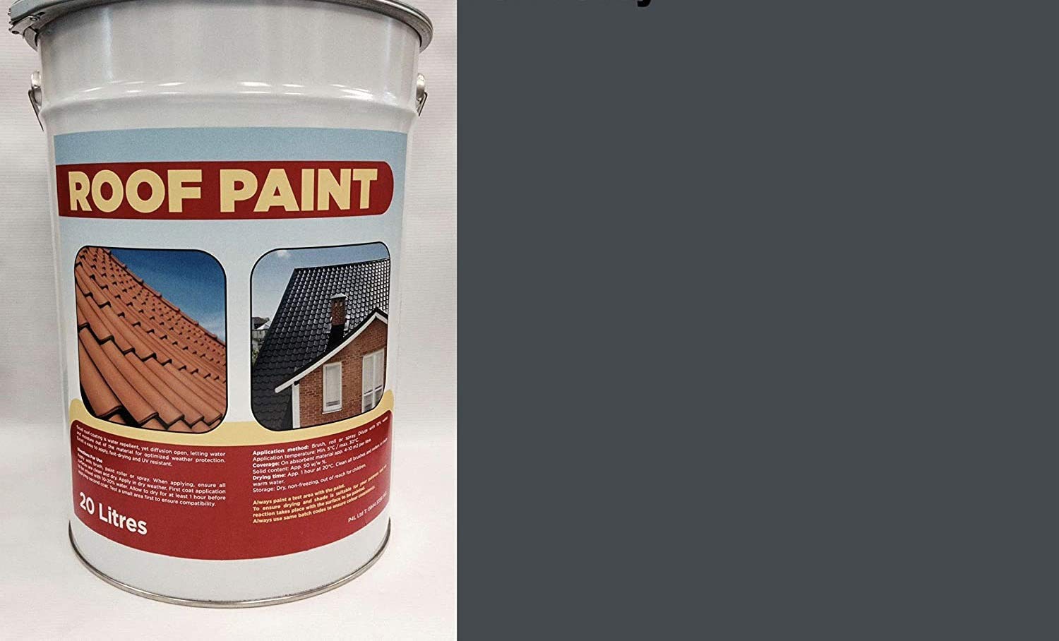 20L Roof Paint - Dark Grey