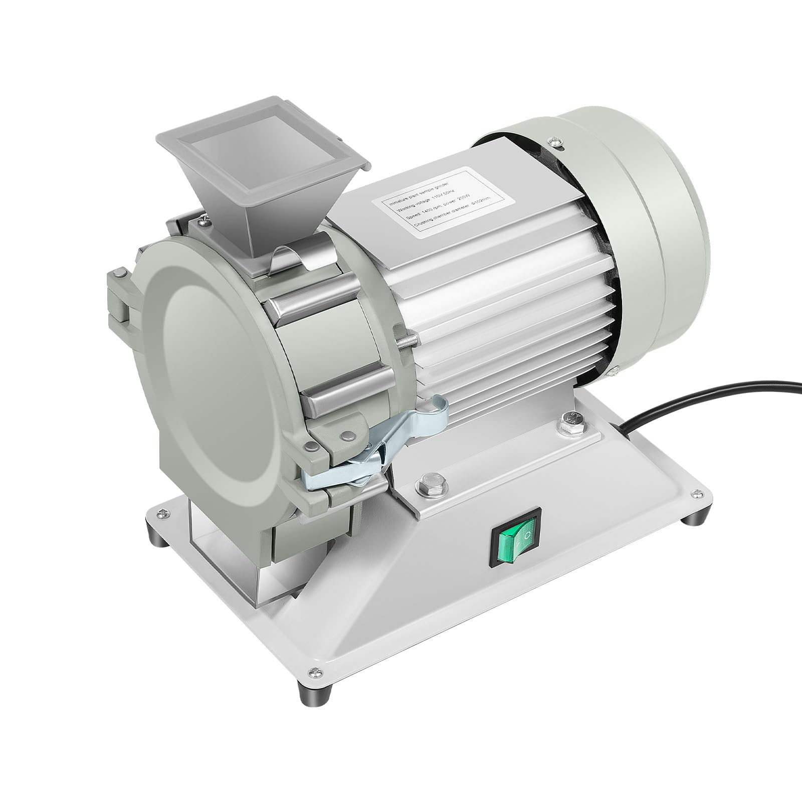 Plant Pulverizer, 1400R/min Soil Pulverizer, Electric Micro Plant Pulverizer, 30-120 Mesh Spice Pulverizer for Rice, Grain, Spices, Herbs, Red Beans