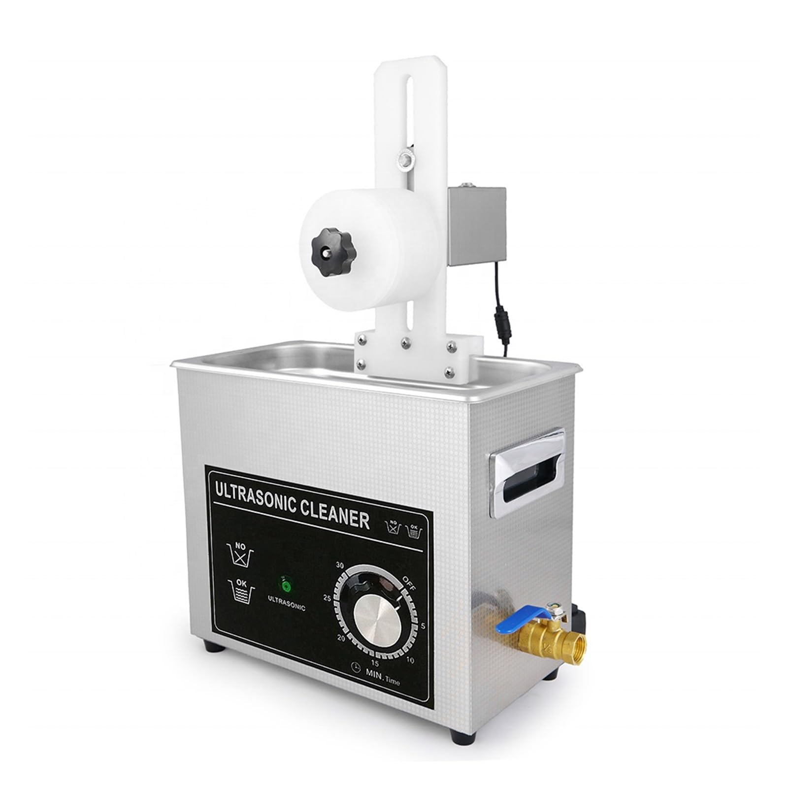 Pulitore a ultrasuoni, Pulitore For Dischi In Vinile Ad Ultrasuoni Da 6,5 ​​litri Macchina For La Pulizia Completamente Automatica For Dischi In Vinile Industriali per occhiali, giocattoli, utensili
