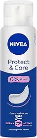 NIVEA Desodorante Aerossol Protect & Care 150ml - O equilíbrio perfeito entre proteção e cuidado para as suas axilas