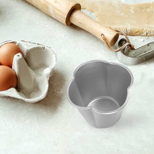 Miniatura 7 de UPKOCH 12pcs antiadherente Muffin hornear tazas pudín para pastel y postre alta temperatura fácil hornear utensilios para el hogar y