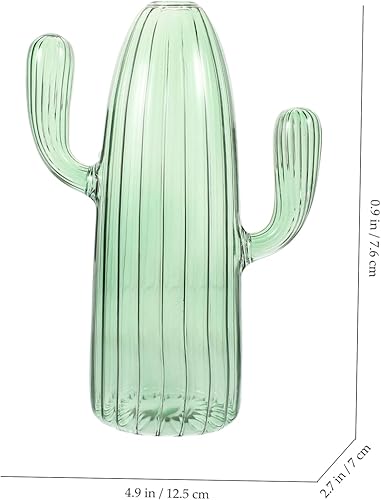 Miniatura 2 de BESPORTBLE Jarrón de cristal retro para decoración del hogar, centros de mesa bohemios para mesas, decoración de oficina, soporte para arreglos