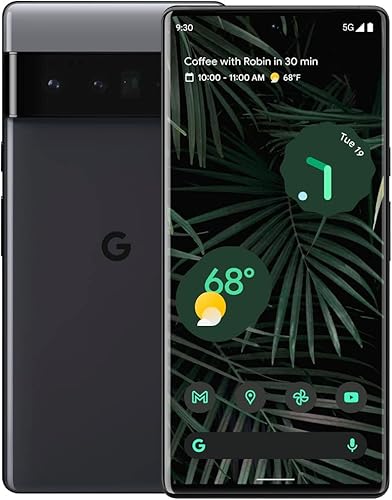 Google Pixel 6 Pro - G8BOU - 128 GB - Negro - (AT&T) (renovado)
