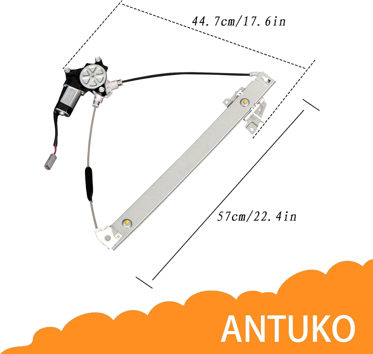 Power Window Regulator with Motor Front Left Driver Side Replacement for Escape 2001-2007