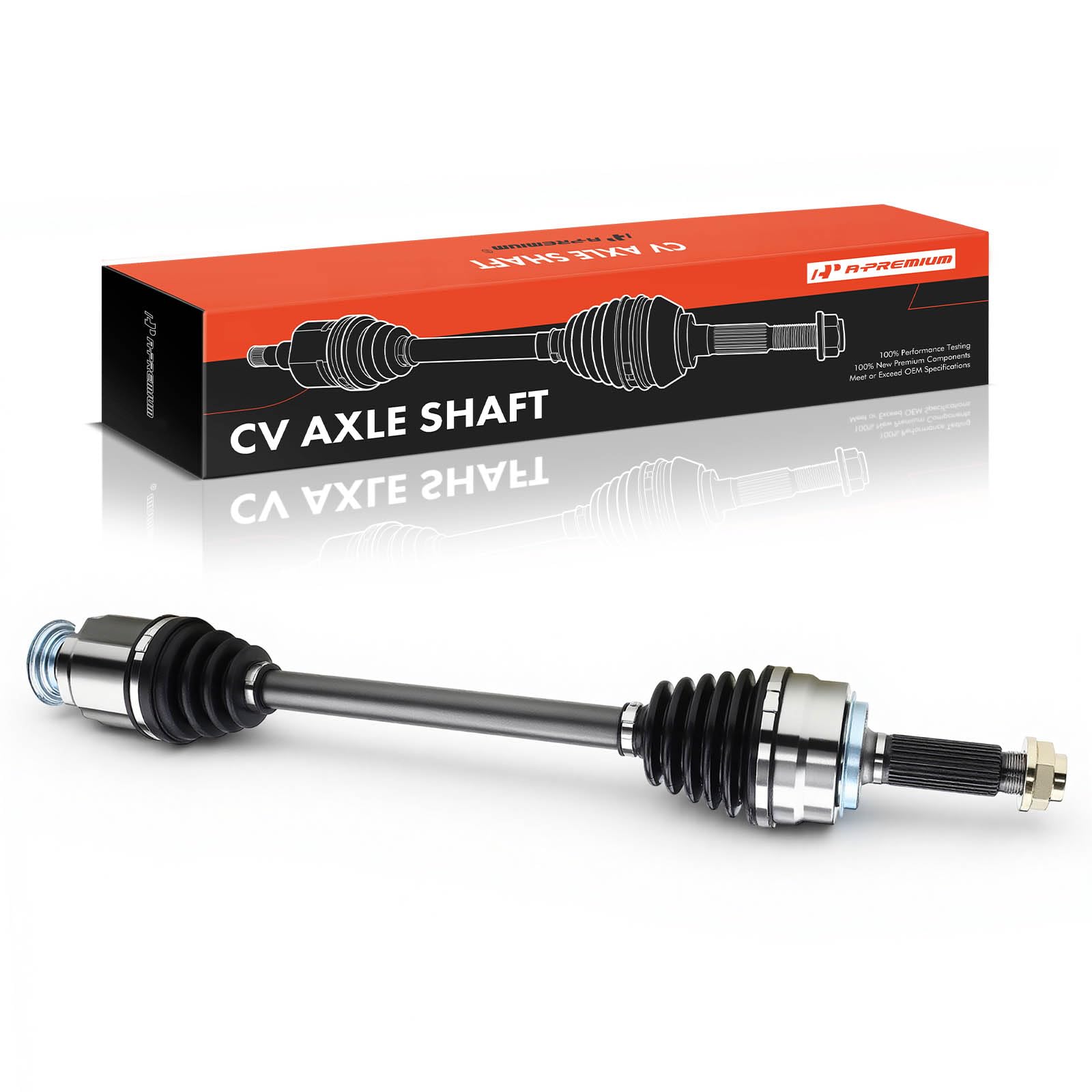 A-Premium CV Axle Shaft Assembly Compatible with Honda Pilot 2009-2011 3.5L & Acura MDX 2007-2009 3.7L, Front Right Passenger Side, Replace# 44305STXA02, 44305SZAA01