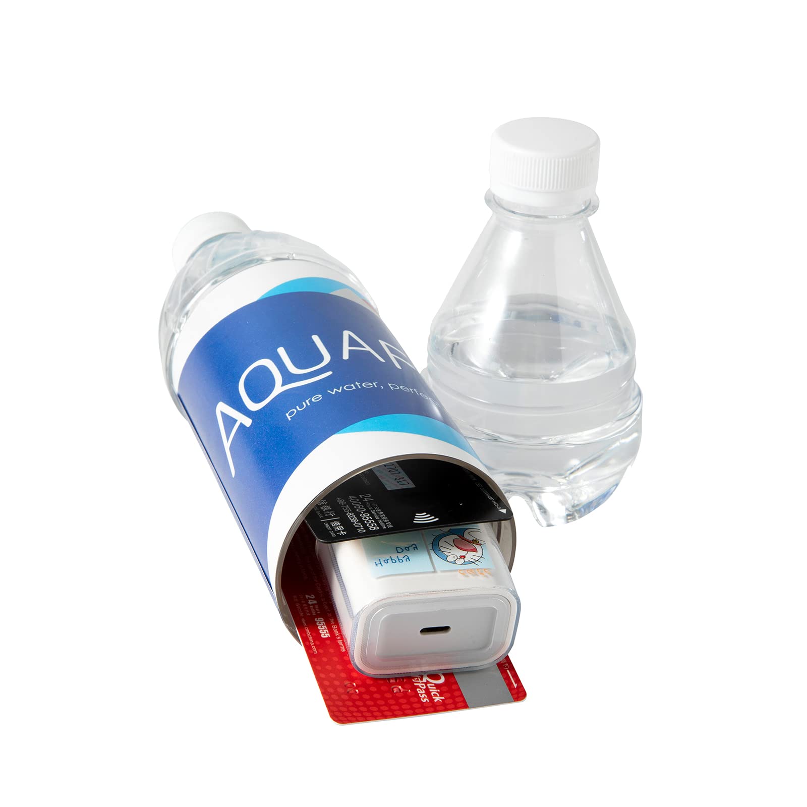 Bouteille cachée anti-vol à double fond pour cacher de l'argent à la plage