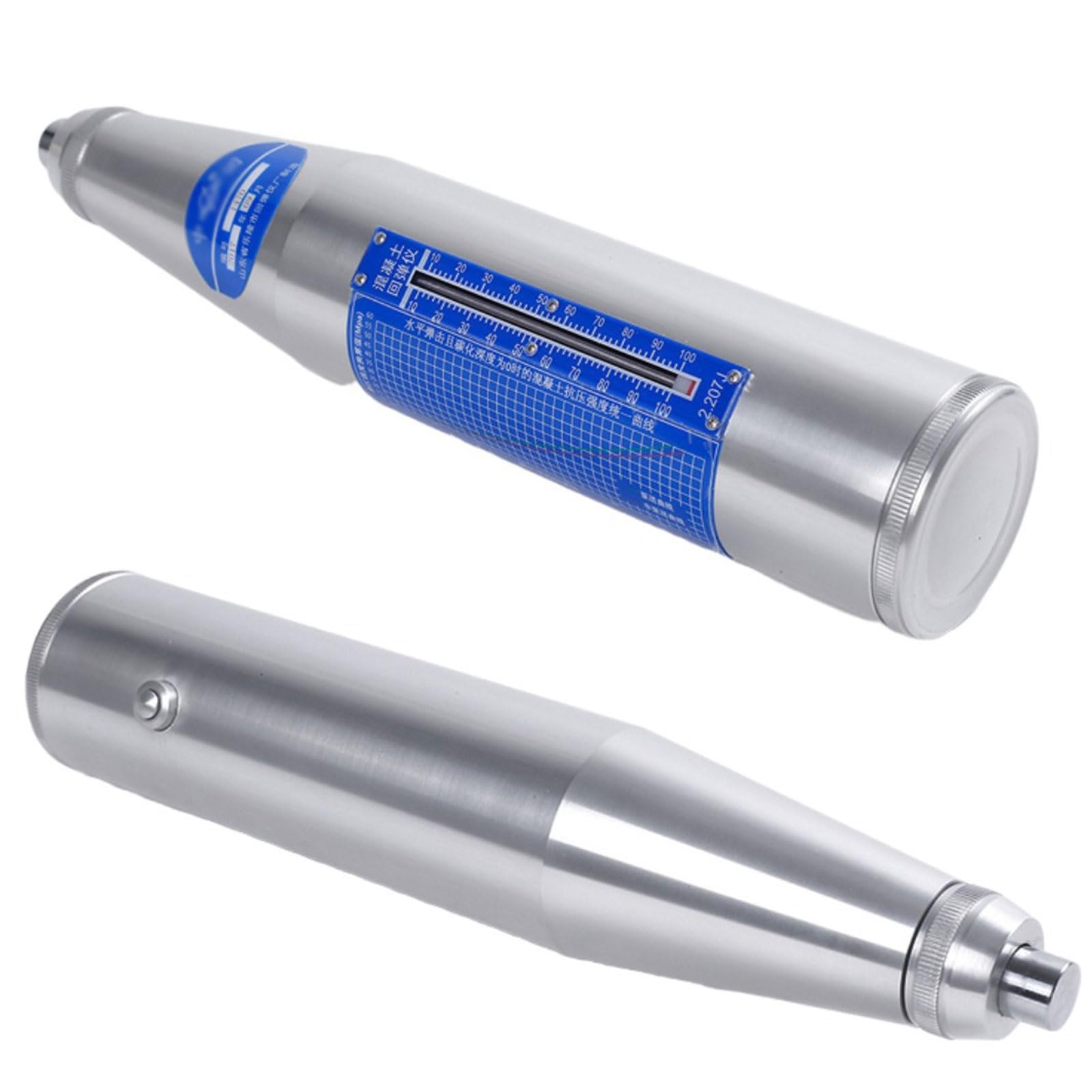 Eiwitany Concrete Rebound Resiliometer, Pressure-Resistant Concrete Strength Testing Hammer For Wall, Building & Bridge Inspection