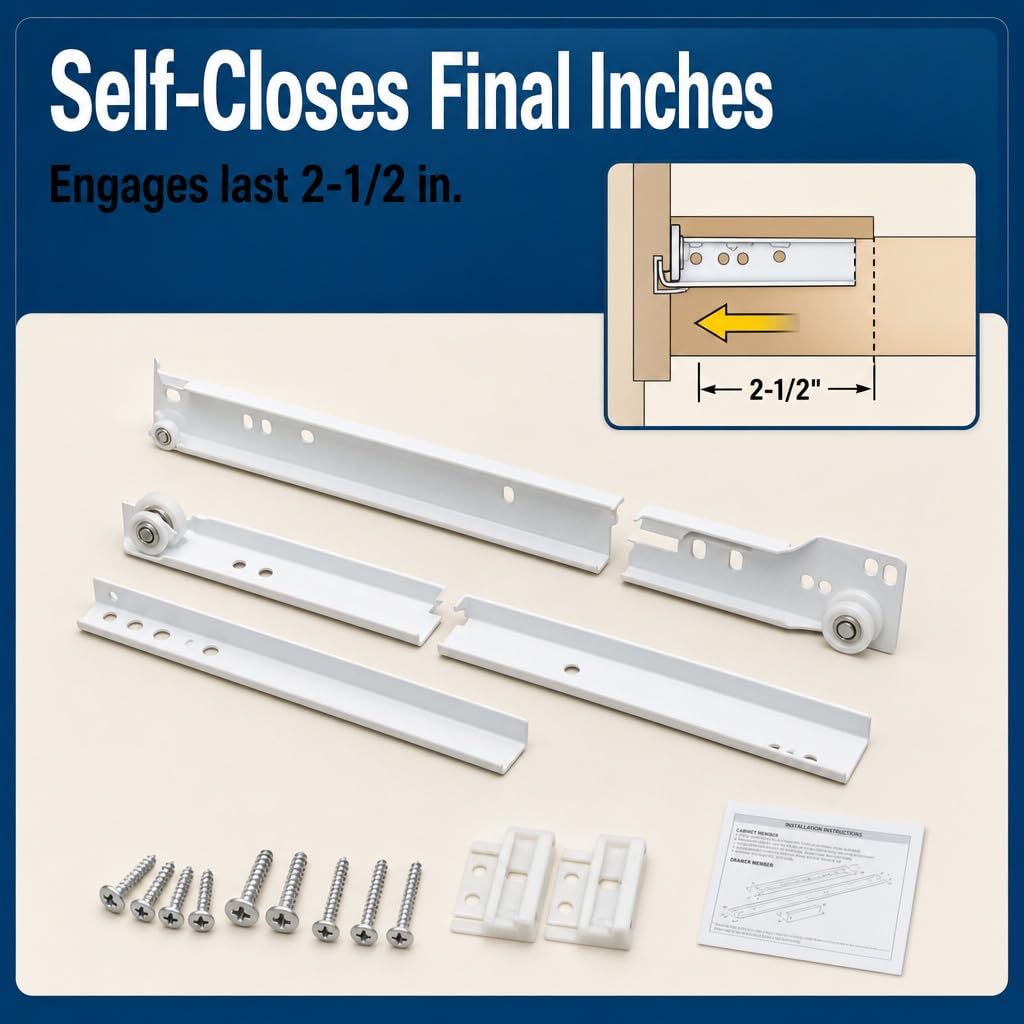 Prime-Line Steel Drawer Slides - Smooth Operation -2