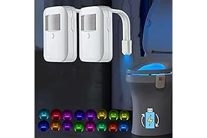Rechargeable Toilet Night Light with Motion Sensor