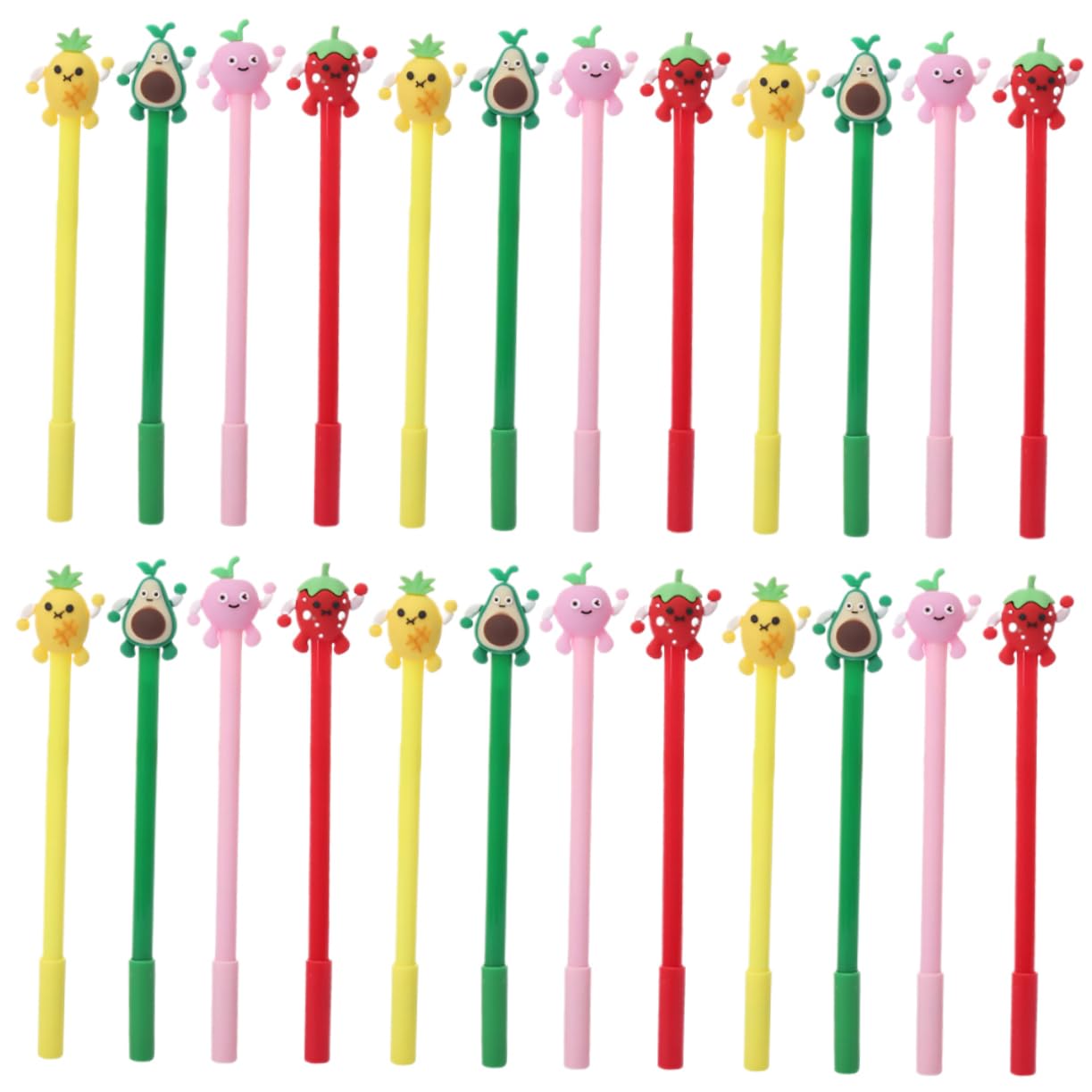 Tofficu Lot de 5 Stylos Mignons pour Garçons Et Filles Stylos Gel pour Prise de Notes Fournitures Scolaires de Style Mixte Pièces X 5