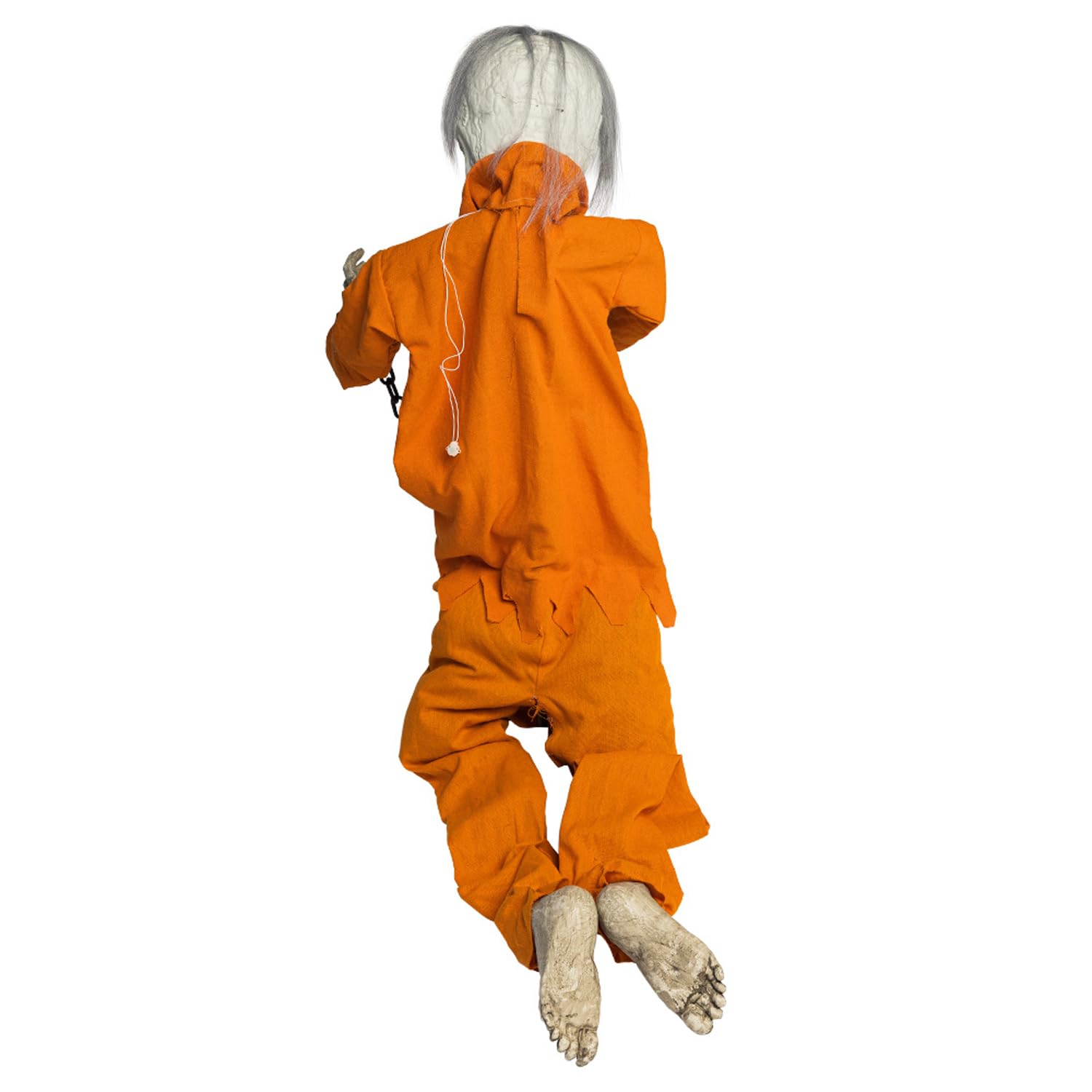 Boland - Dekoration Toter Sträfling, 100 cm | Mit Licht, Sound und Bewegung, stehende Figur für Karneval und Horror Mottoparty