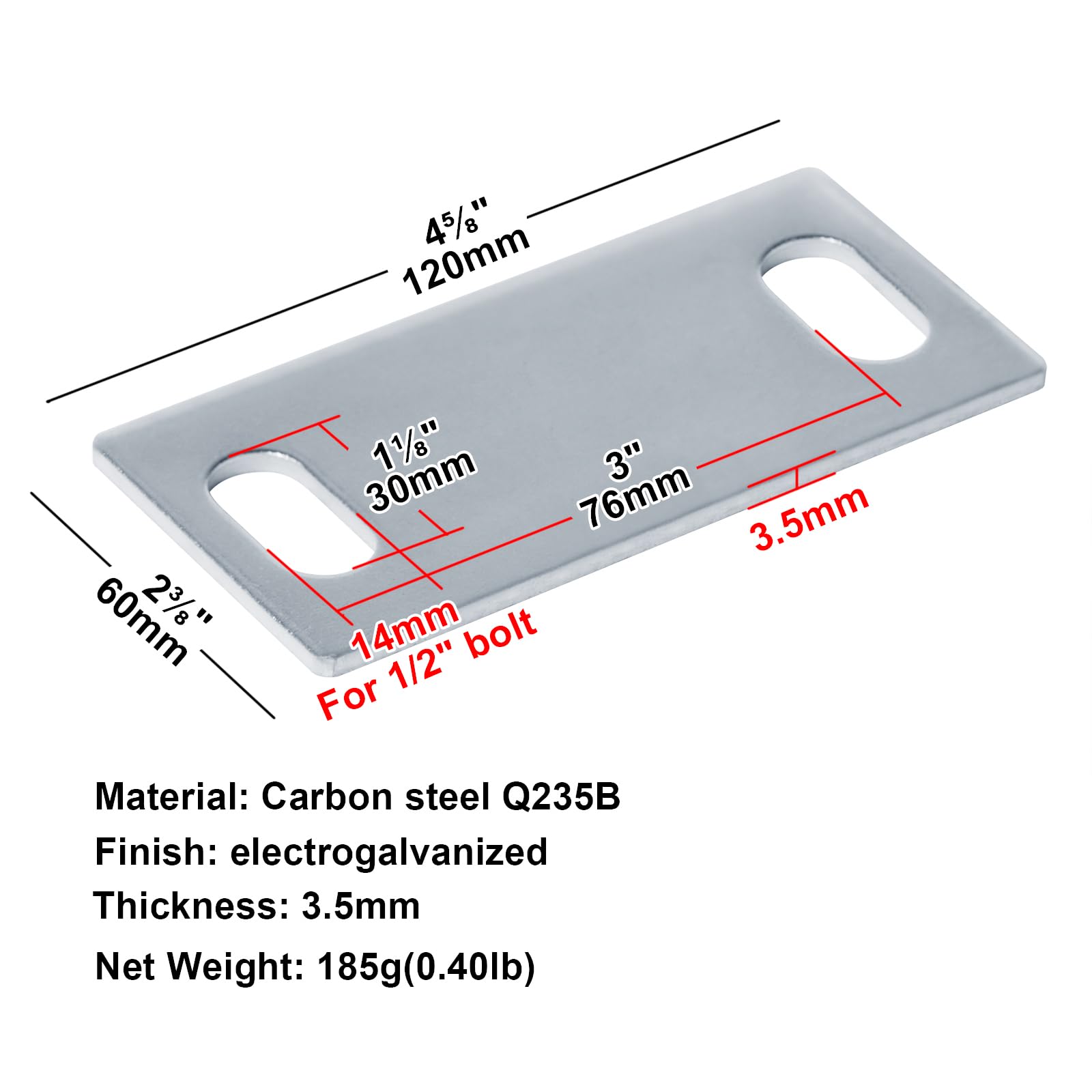 DEVALLEY Concealed Joist Hanger Brackets, Woodwork Concealed-Flange Hanger for 2