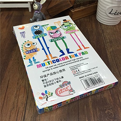 Tampone di Inchiostro, Minleer 24 colori Tampone