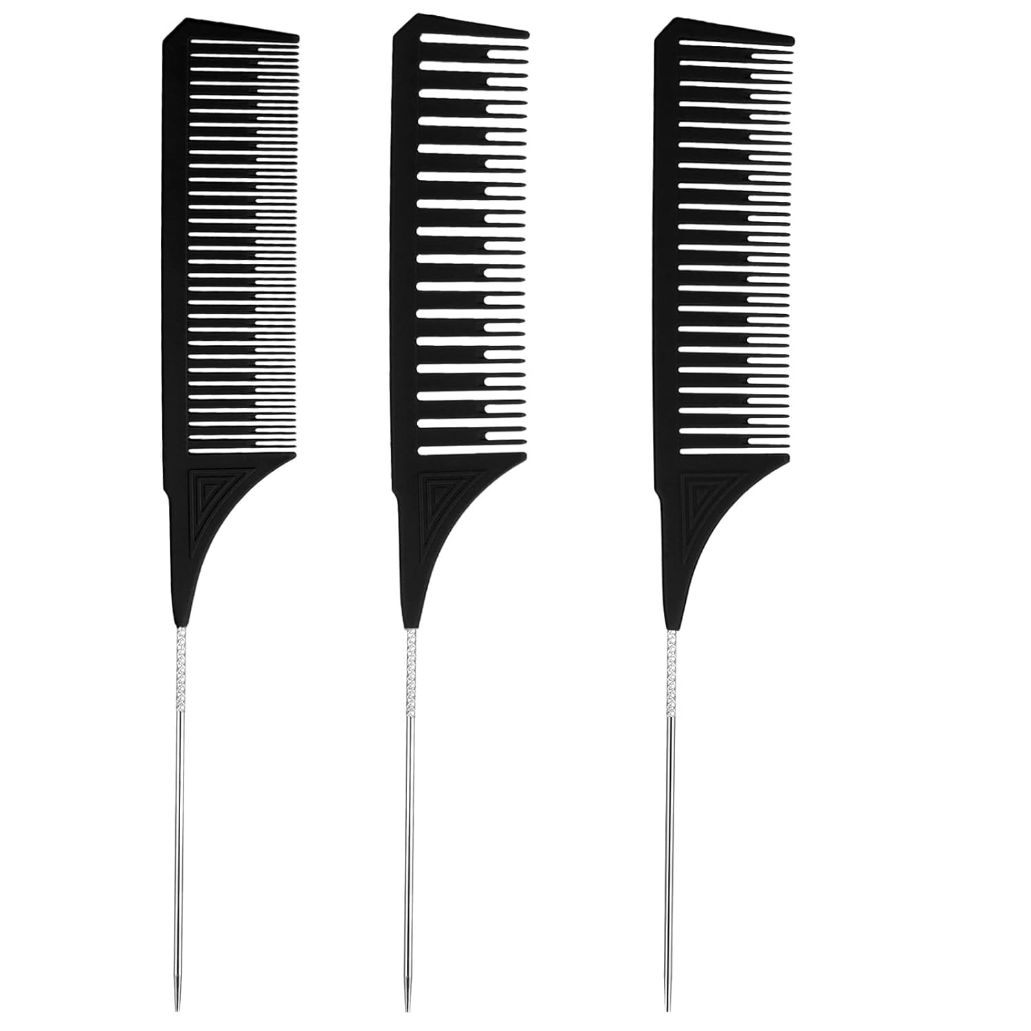 3PCS Highlighting Combs, Professional Hair Dye Comb...