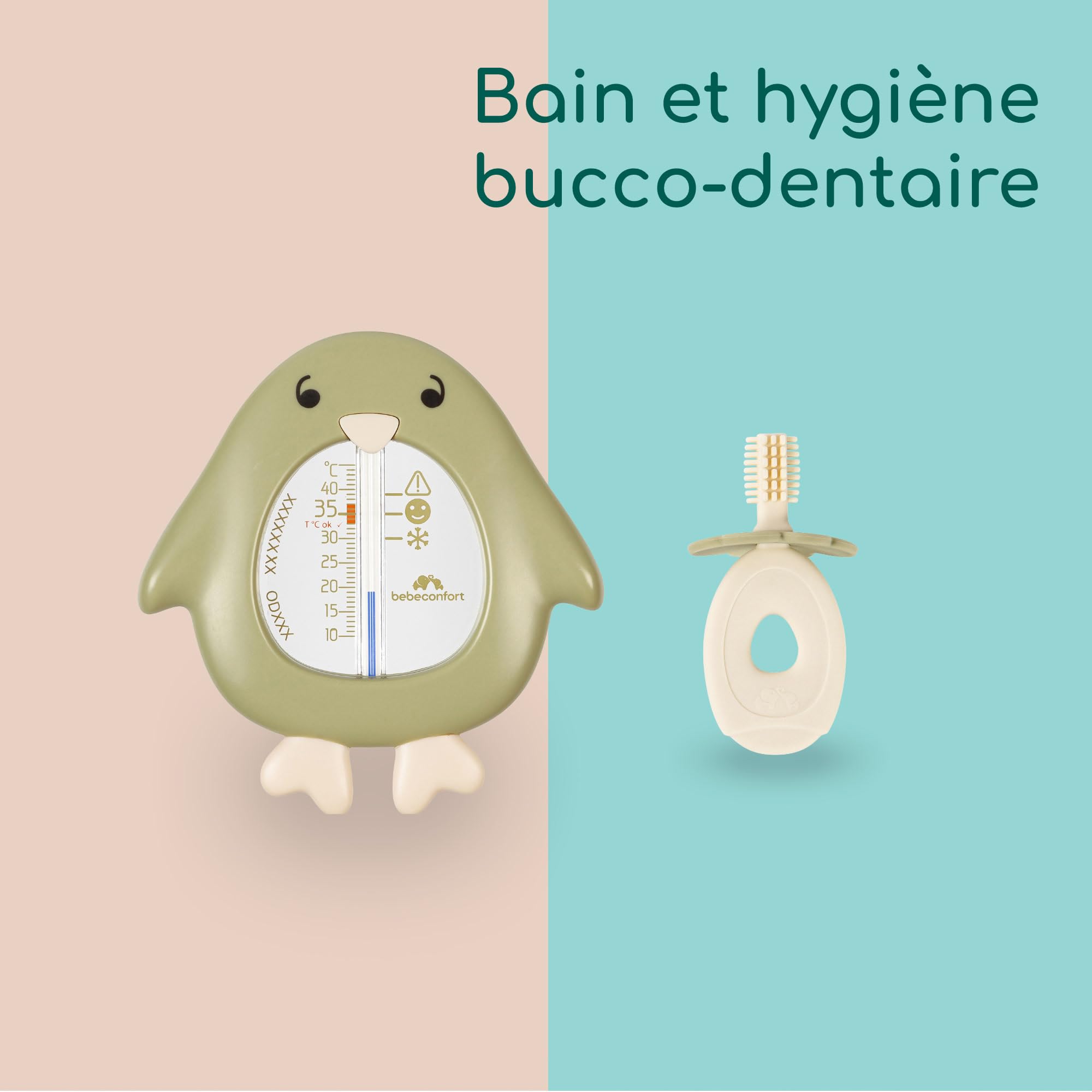 Bebeconfort Trousse de toilette bébé Essential Care, kit de soins pour bébé dès la naissance, idéal pour voyager, trousse incluse, Under the Sea