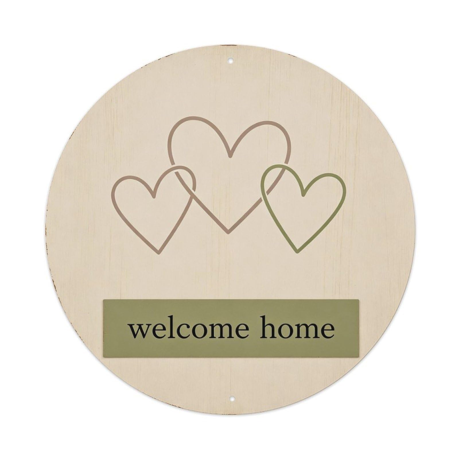 Welcome Home Metal Tin Sign Plaque