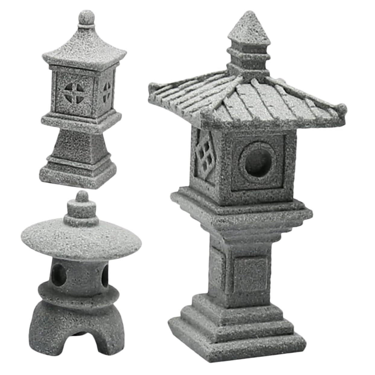 Statue de pagode légère pour bonsaï : l'ornement idéal sans poids
