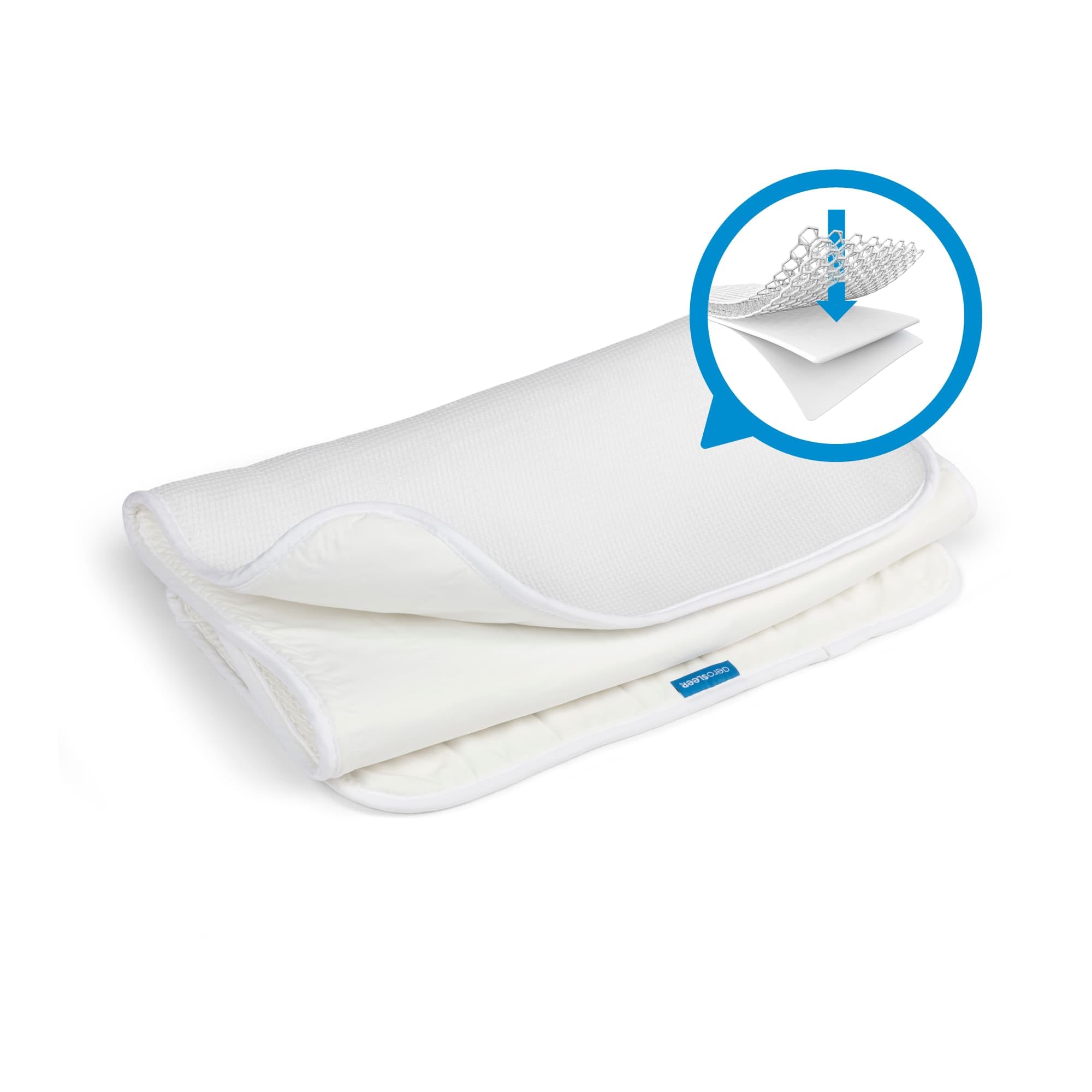 Aerosleep Evolution Pack 2 in 1: Matratze + SafeSleep 3D-Schoner - Wiege - 83 x 50 cm