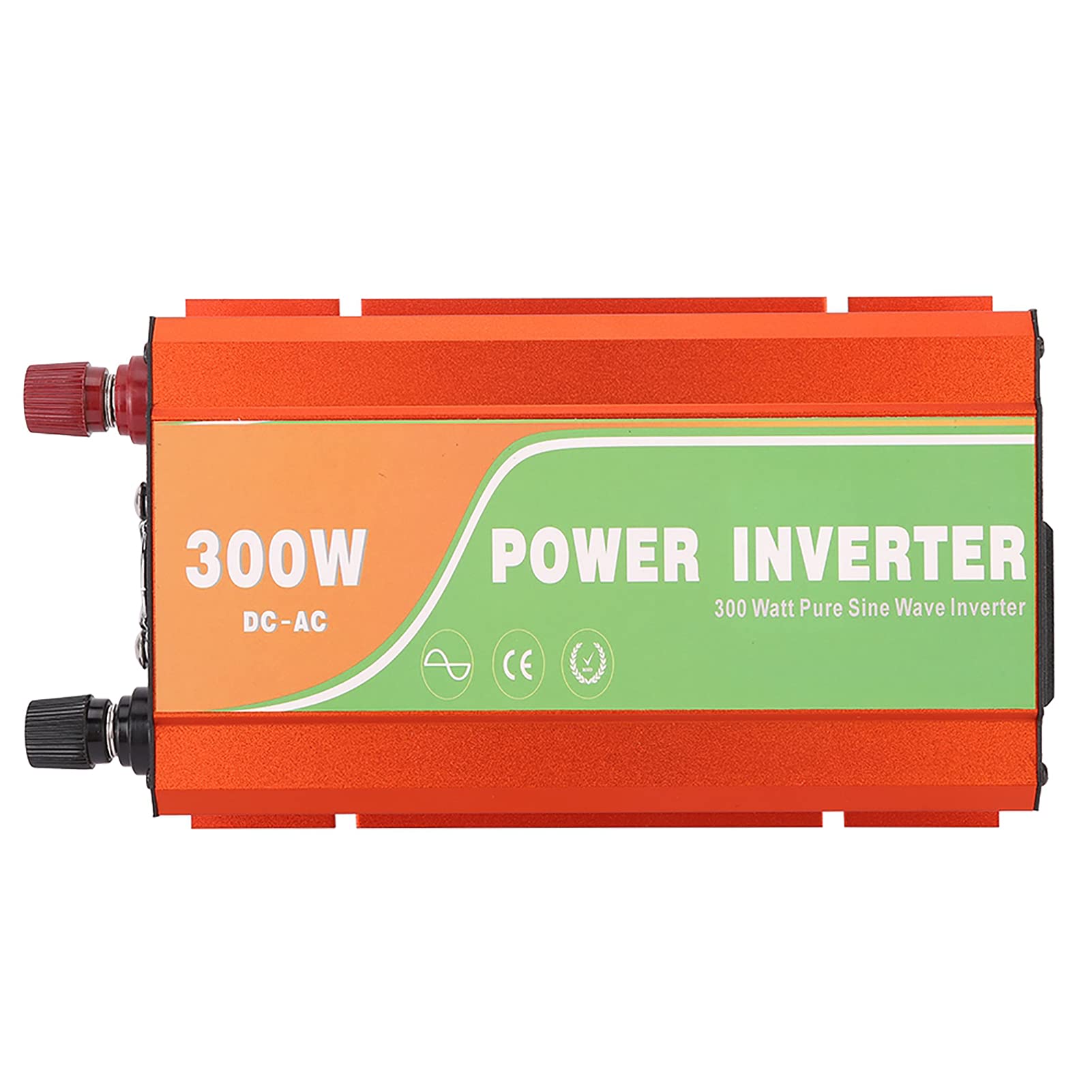 Kompaktowy Samochodowy Falownik Solarny o Mocy 300 W. Czysta Fala Sinusoidalna do ładowania Małych urządzeń. Aluminium 220 V (24V)