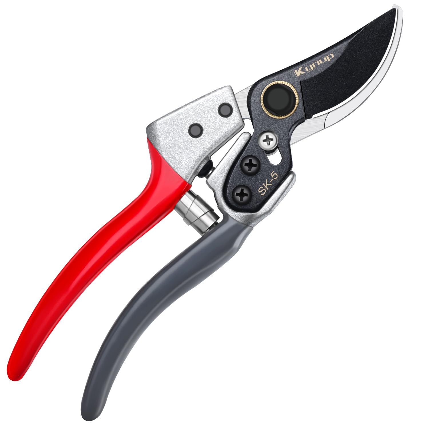 Kynup Profi Gartenschere, Präzisions Astschere & Rosenschere mit Rostfreier SK5-Stahlklinge, Bypass Pflanzenschere, Ergonomisch für Gartenarbeit, Baumscheren & Pflanzenschnitte