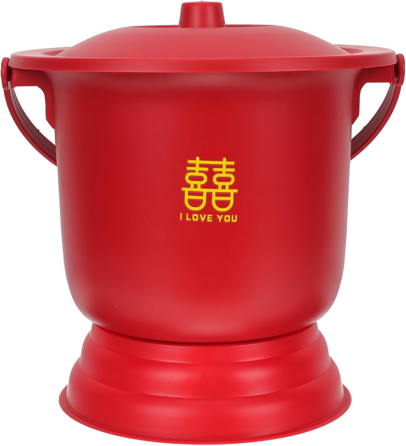 FRCOLOR Spittoon Bucket Portable Urinal Toilet Chamber Pot Enamel Potty Patient Urinal Pot Night Urine Pot Portable Toilets Pee Jug Camping Toilet Household Elder Pp