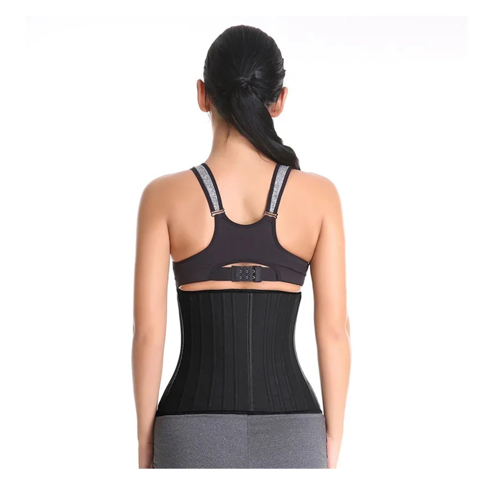 Cintura a Corsetto da Donna 30cm Latex Waist Trainer 25 Acciaio Osso Donne Fascette E Modellanti Corsetto Modellante Cinghia Body Shaper Guaine Dimagranti