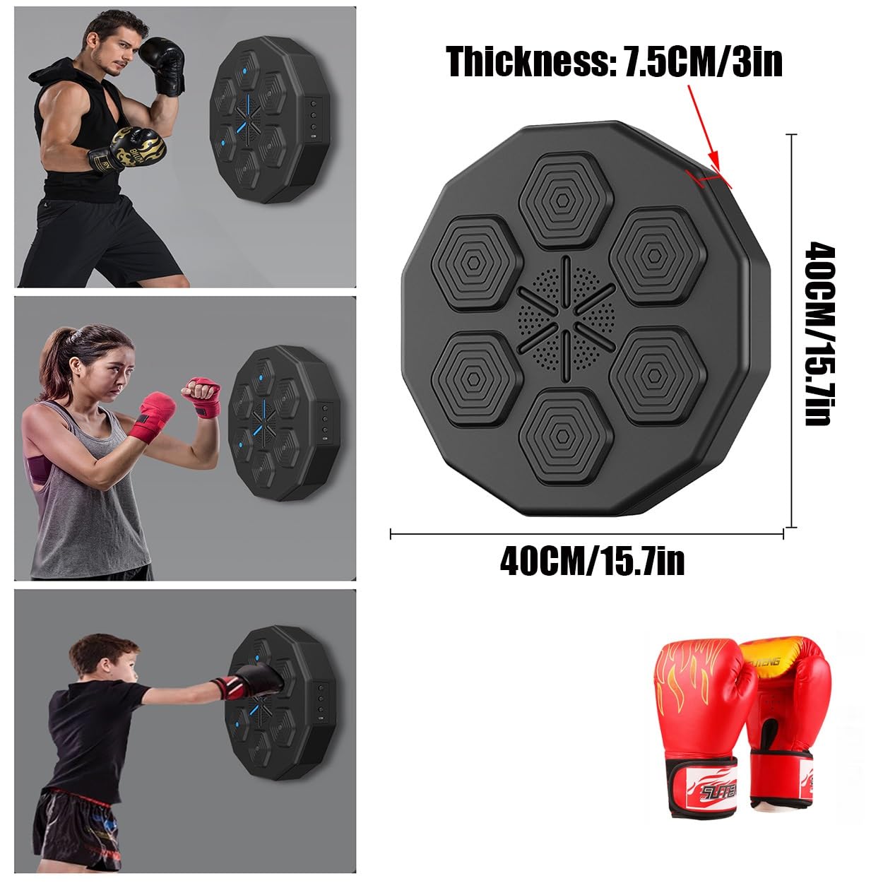 Amazon.co.jp: 電子ミュージックボクシングマシン15.7x15.7