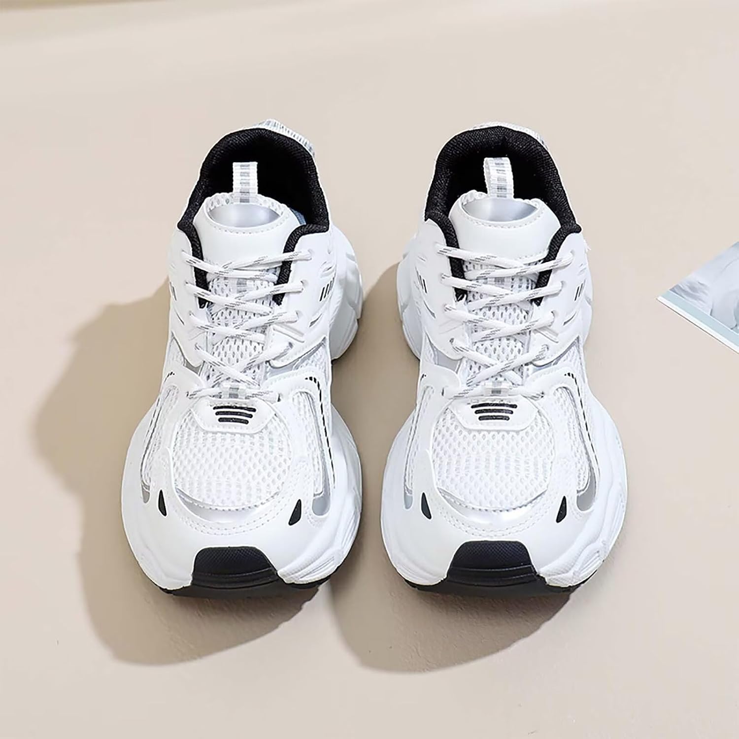 Platform Running Shoes for Women Mesh Breathable Sneakers Versatile Style‌ for Gym Athletic Tennis Sports