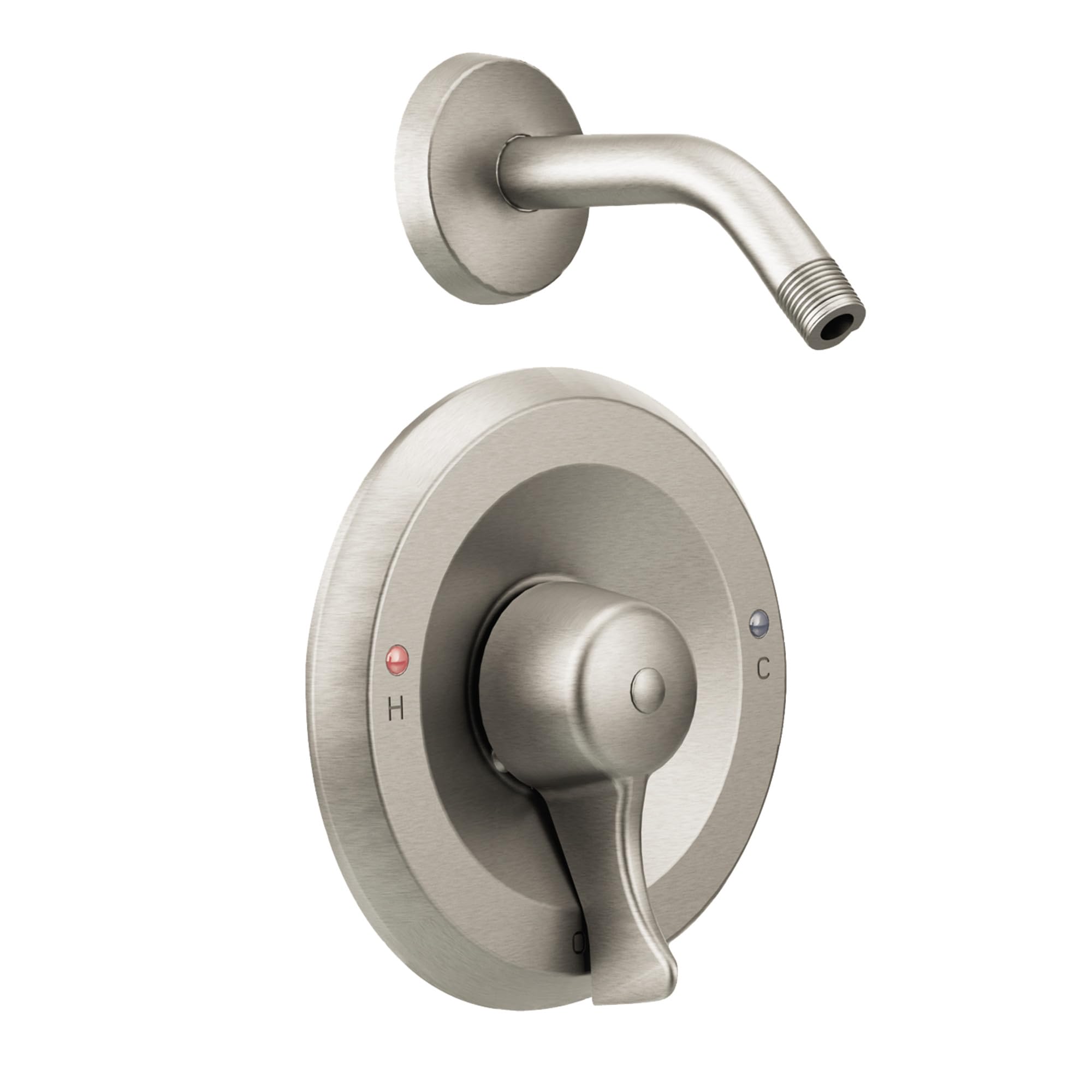 T8375NHCBN Commercial M-DURA PosiTemp Shower Only Trim Kit without Showerhead without Shower Valve, Classic Brushed Nickel