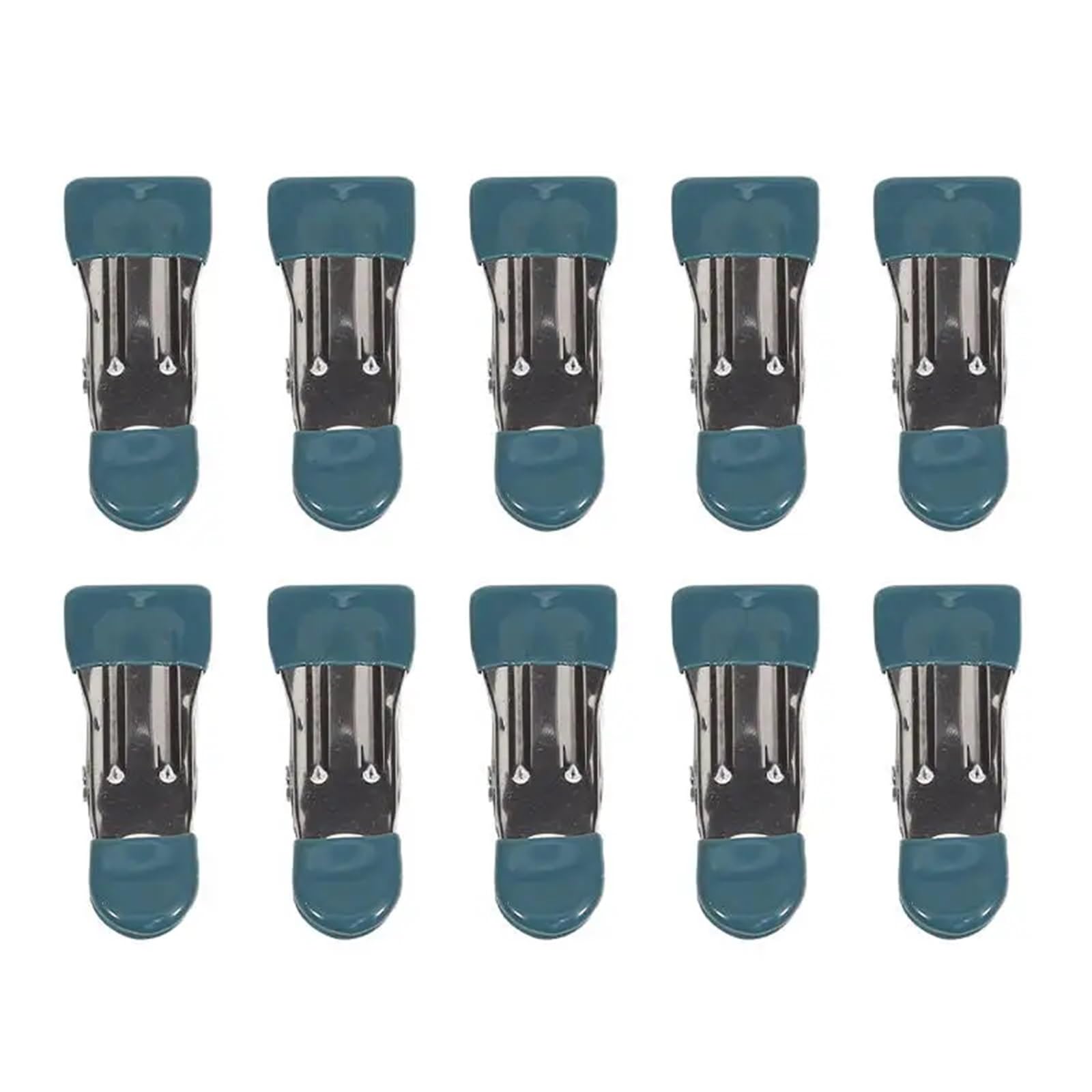 50pcs Stainless Steel Clothespins Laundry Clothes Pegs With Hook Pants Hanger Portable Hanging Clips Closet Organizer Stainless Steel Clothes Peg(Dark green)