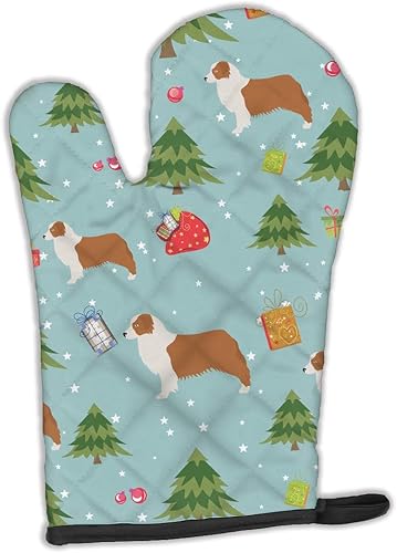 Vista 608 de Caroline's Treasures BB4904OVMT Christmas Siberian Husky Oven Mitt Heat Resistant Thick Oven Mitt for Hot Pans and Oven, Kitchen Mitt Protect Hands