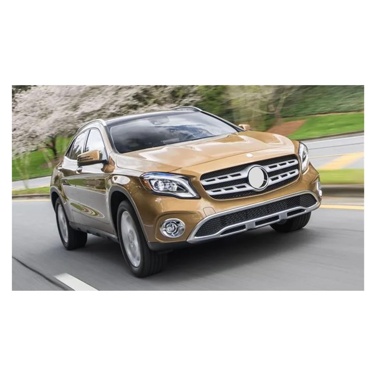 Pasuje do Be//nz GLA klasa X156 GLA200 GLA260 2014-2016 wyścigowa siatka grillowa