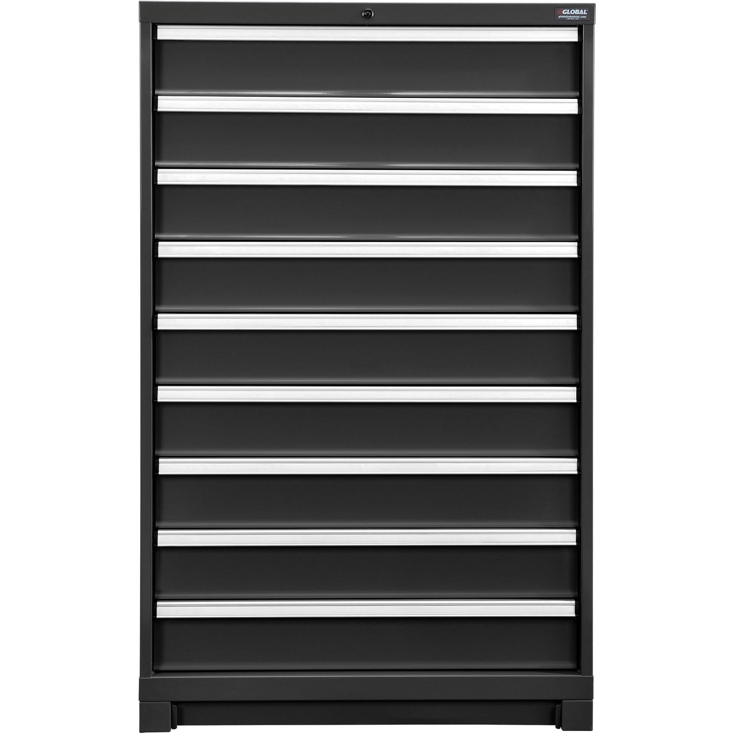 Strong Hold Extra Heavy Duty 12 GA Janitorial Cabinet with 4 Shelves - 36 in. W x 24 in. D x 78 in. H - 36-BC-244