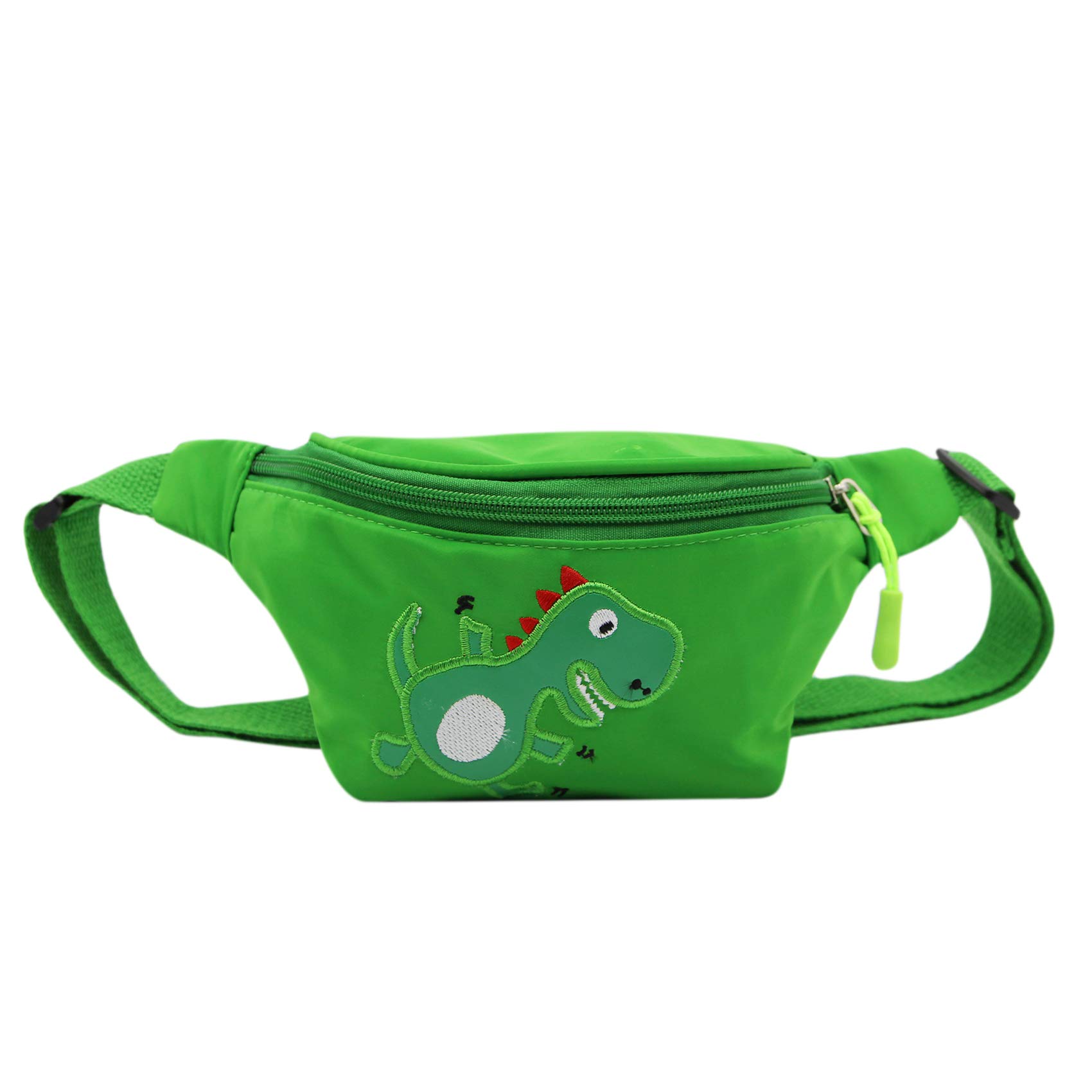 Fanny Pack for Kids, Cartoon Dinosaur Waist Bag Small Hipsack Waist Pack Fanny Phone Wallet Pouch with Adjustable Belt for Children Sports Running,