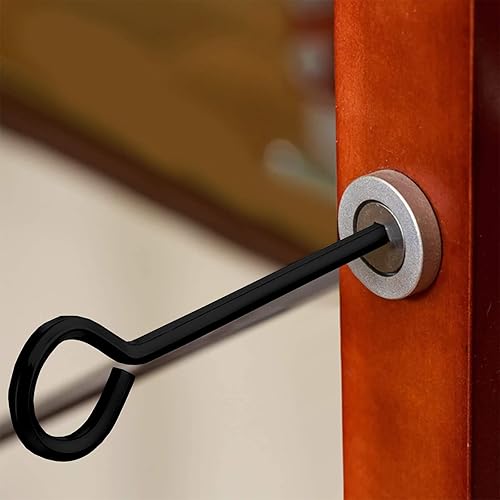 Miniatura 7 de Hordion Juego de 10 llaves hexagonales de 532 pulgadas con bucle completo, llave Allen anular resistente para llavero, llave Allen de metal para