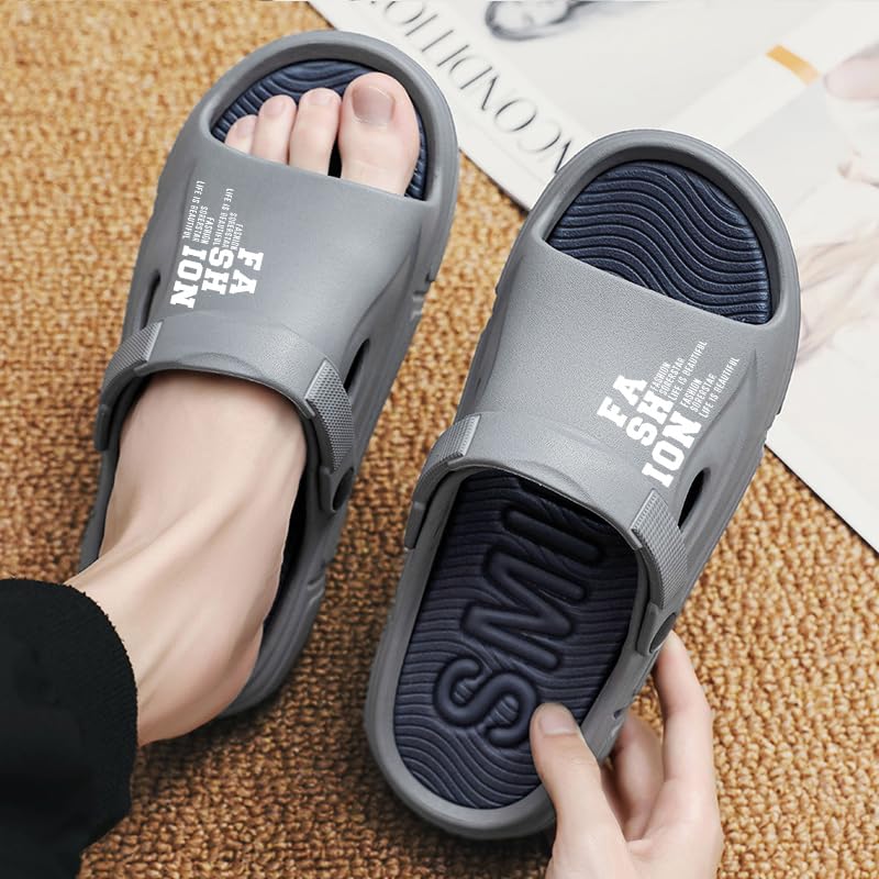 Slippers for Women and Men Quick Drying, EVA Open Toe Soft Slippers, Non-Slip Soft Shower Spa Bath Pool Gym Beach House Sandals for Indoor Outdoor4
