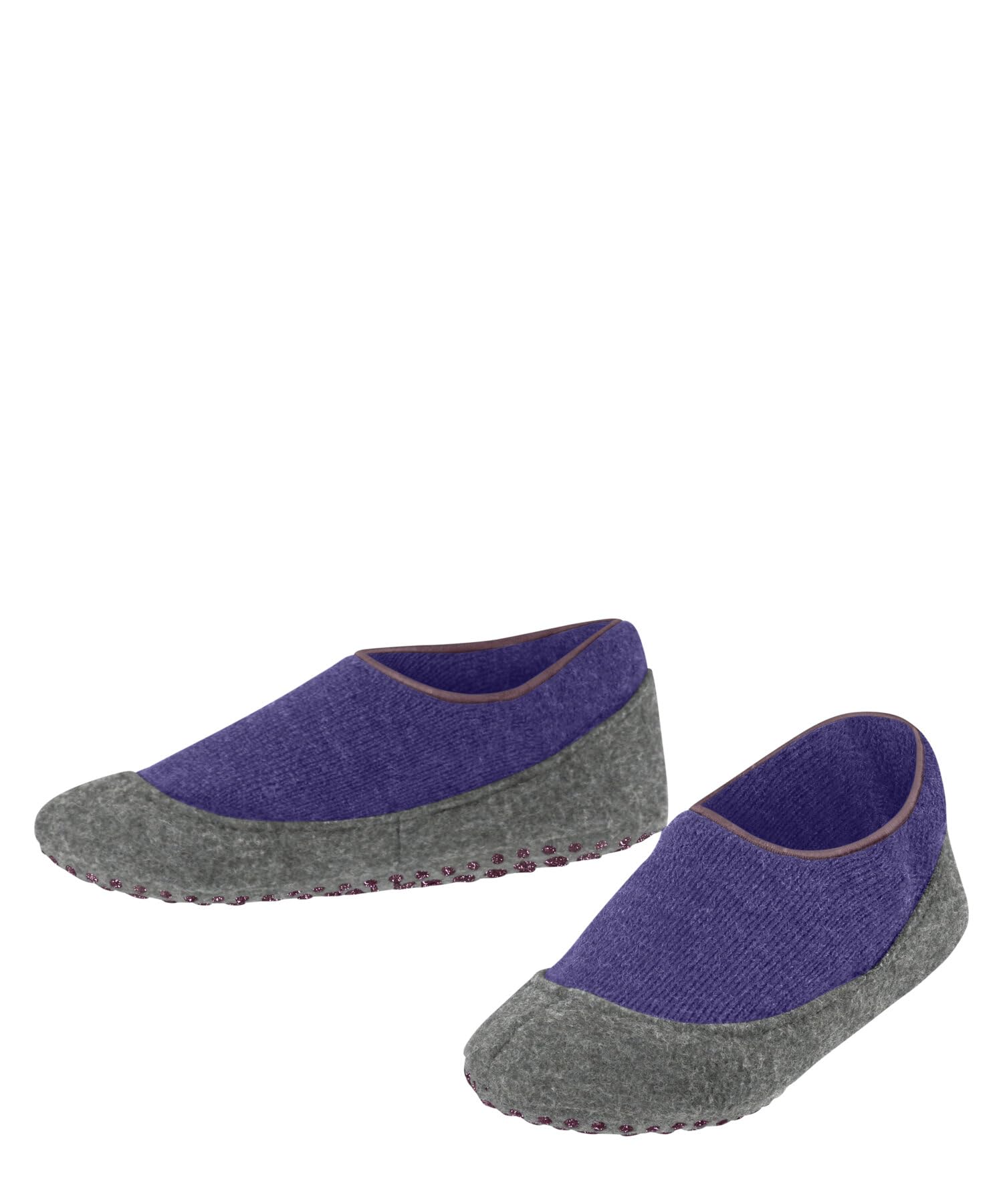 FALKE Stoppersocken Cosy Slipper K Hp Wolle rutschhemmende Noppen 1 Paar, Lila Crocus 8305, 23-24