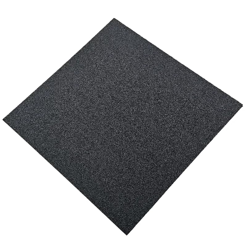 Pavimentos Arquiservi - Losetas de Caucho Reciclado para Suelo de Gimnasio 50x50x2 cm Negro - Unitario (0,25m²) - Antideslizante y Aislante - Ideal para Fitness, Yoga y Funcionales