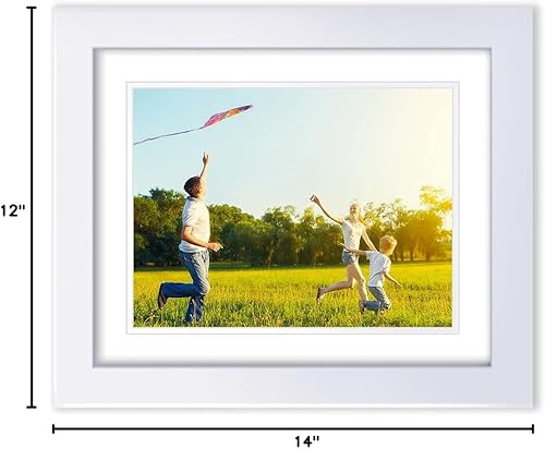 Vista 108 de ArtDirect Marco de madera negro moderno enmarcado personalizado de 12 x 14 pulgadas con tu foto o arte. Sube cualquier imagen y la imprimiremos