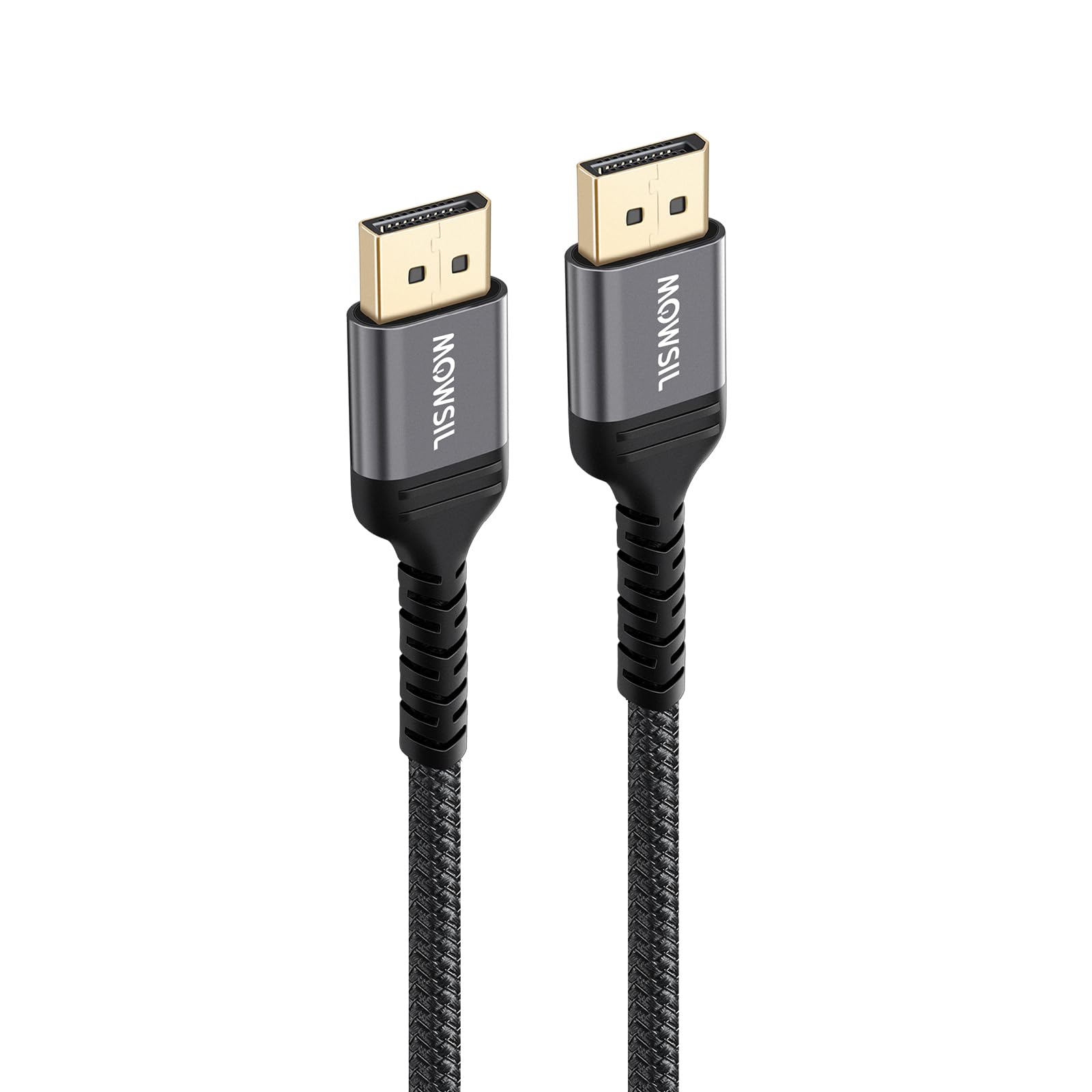 4K DisplayPort Cable 10M, DP 1.2, 4K@60Hz, 2K@165Hz/144Hz, High-Speed Gold-Plated Braided DisplayPort to DisplayPort Cable for Gaming Monitor, Graphics Card, PC, Laptop, TV