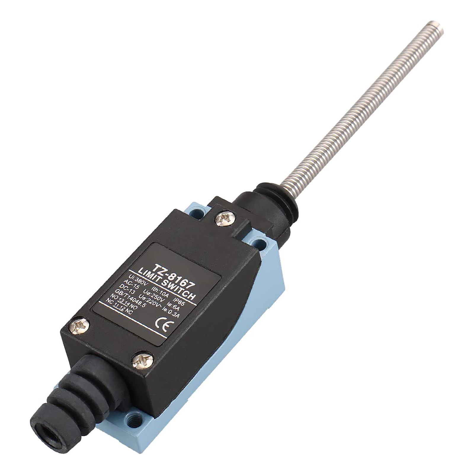 Baomain Limit Switch TZ-8167 Flexible Spring Arm 1 NO 1 NC for