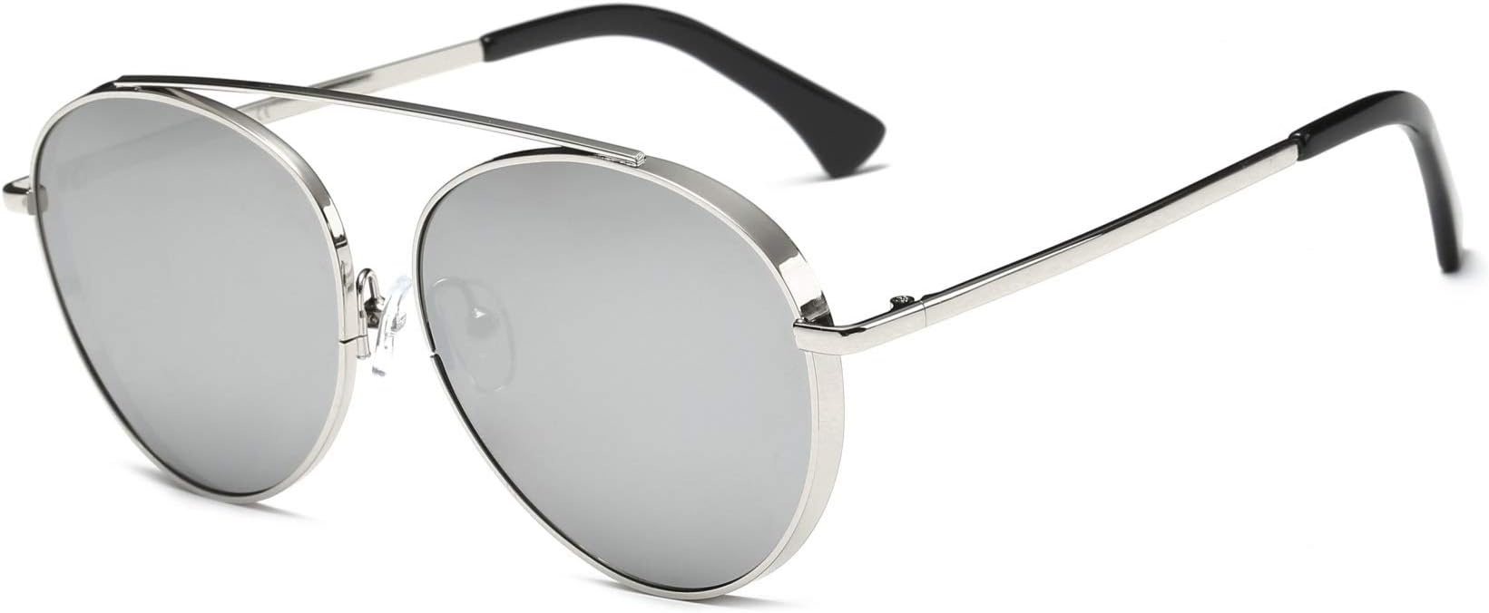 AKCESSORYZClassic Mirrored Aviator Sunglasses