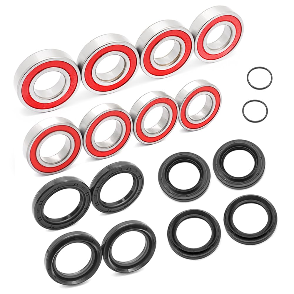 Rodamientos y sellos de rueda delanteros y traseros para Yama-ha Rhino 450 Rhino 660 Rhino 700 2005-2013 931064280000 931063880000 931063804700