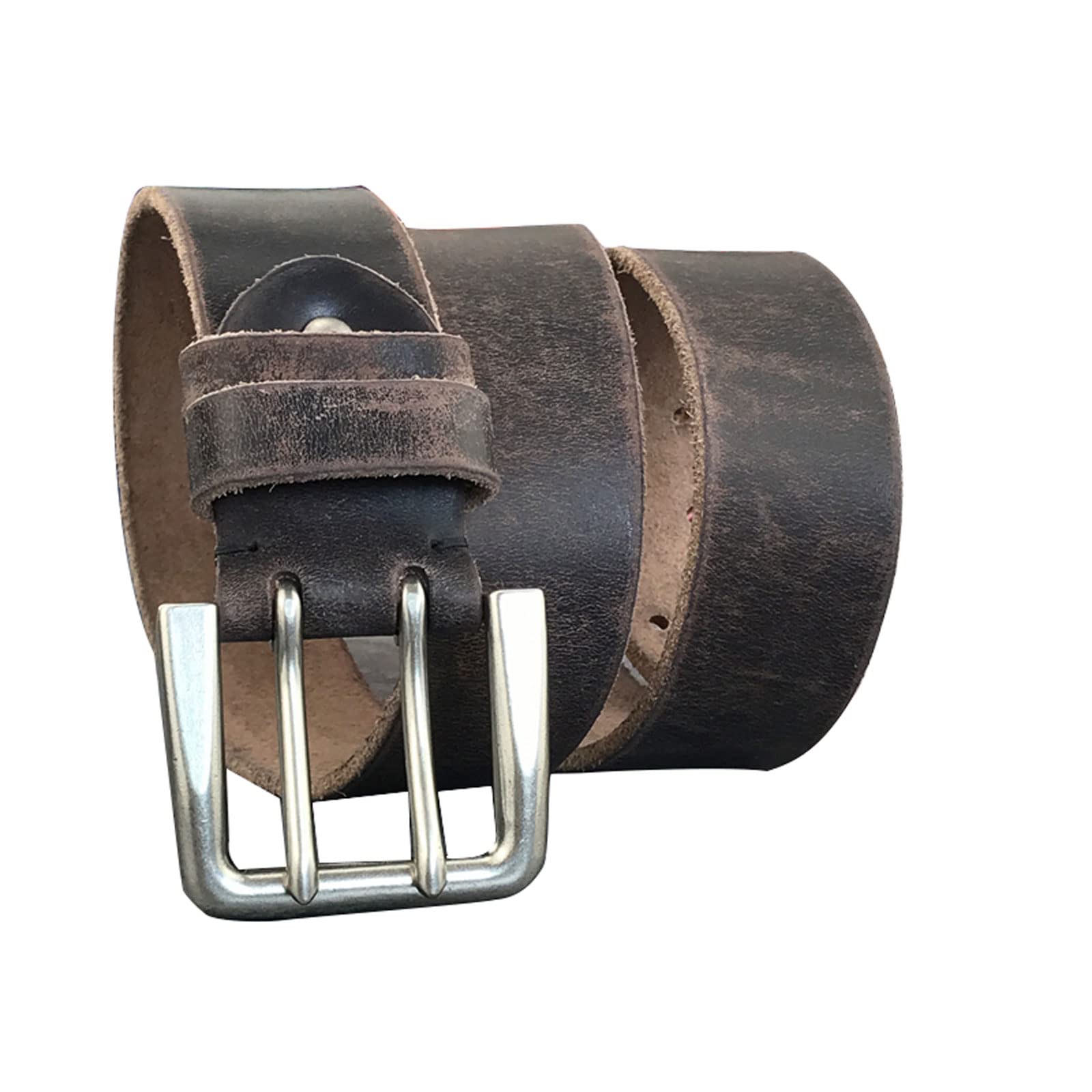 DOUKI Cinturón Cinturón de Cintura para Hombre, Pantalones, Cinturones Vaqueros, cinturón ceñidor Ancho, cinturón con Hebilla de Metal con Agujeros para Pantalones