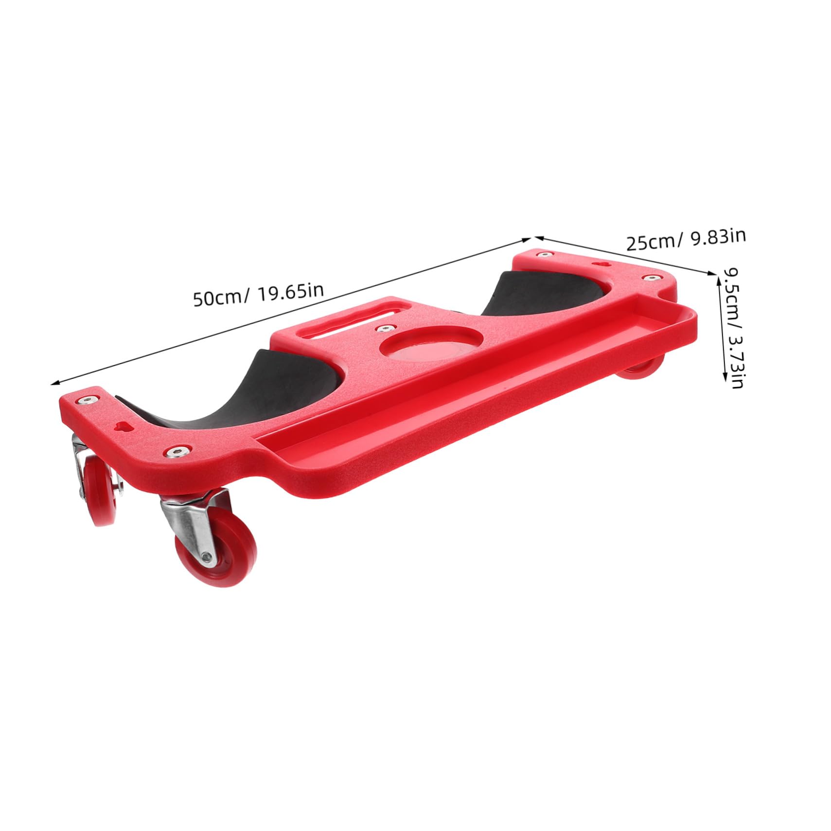 Almohadillas Rodantes Gruesas para Rodillas con Ruedas Cojín Portátil para Reparación de Coches Protección Ergonómica para Construcción y Trabajo Azulejos para Mecánicos y Talleres