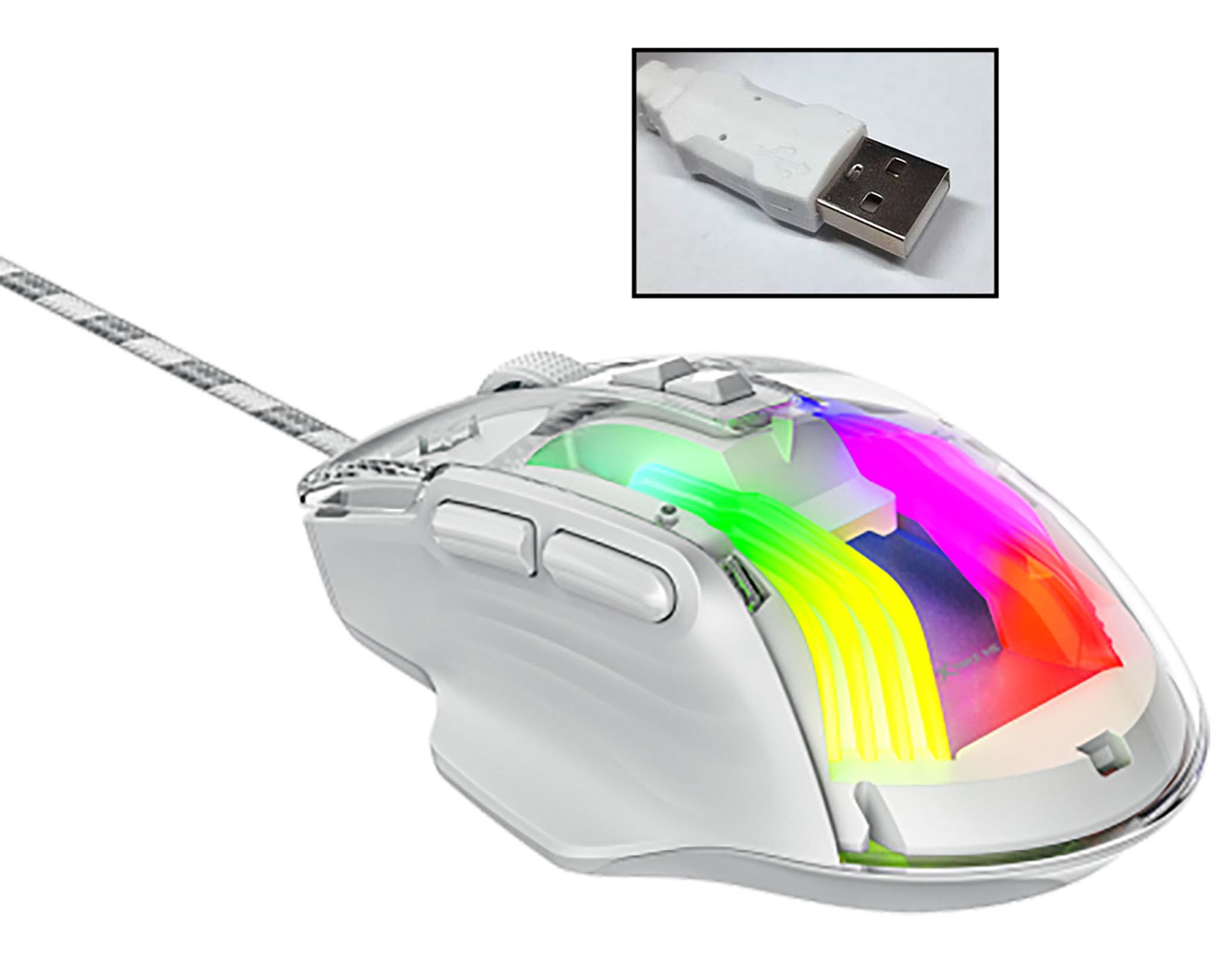 M.I xtrike me GM-319 Wired Gaming Mouse, White : Amazon.co.uk