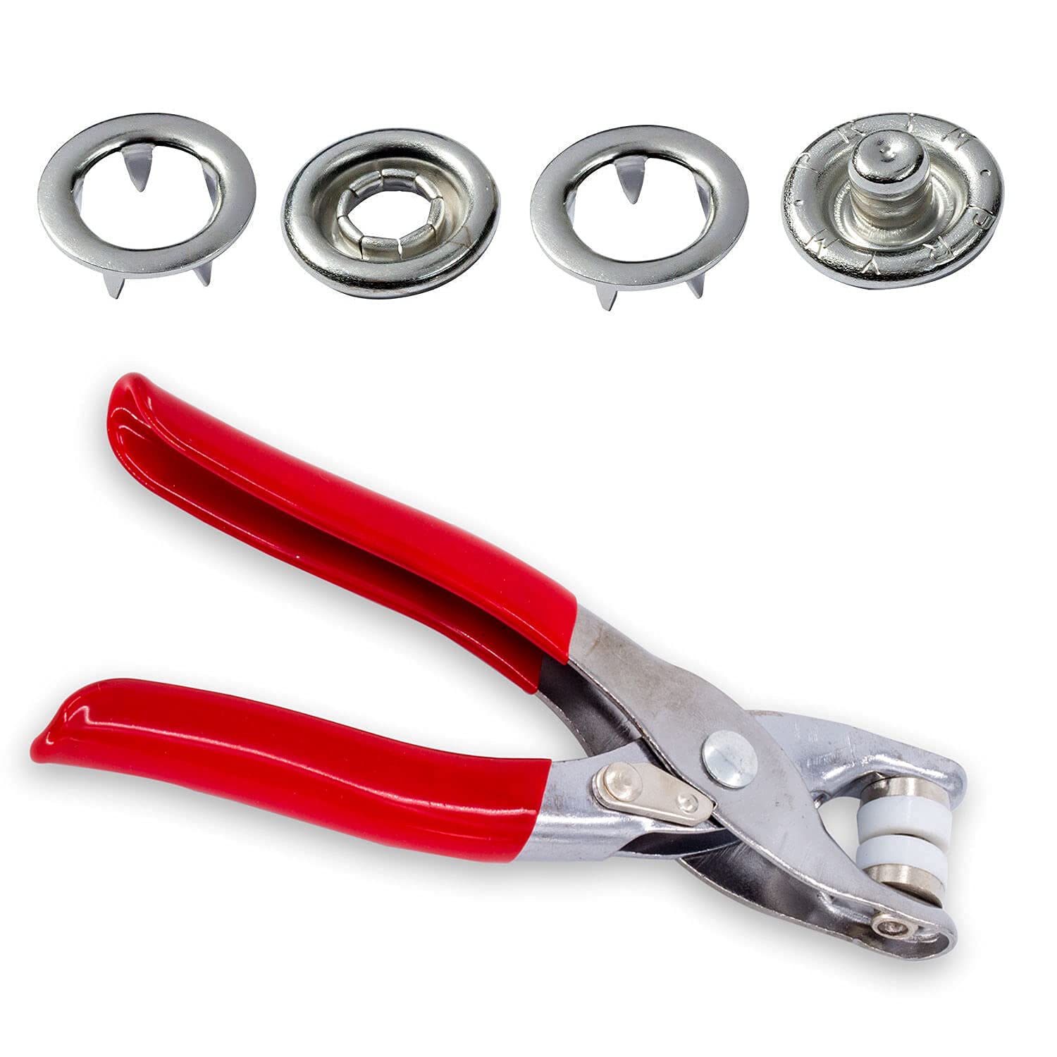 Prym Druckknöpfe 10 Mm – Edelstahl, Mit Zinkenring, Für Kleidung & DIY