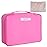 Queboom Travel Makeup Bag Cosmetic Bag Makeup Bag Toiletry bag for women and men (Light pink)
