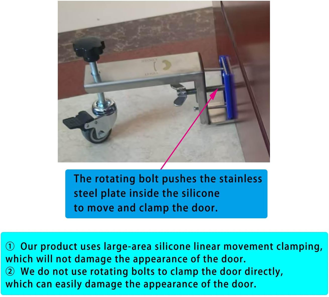 Heavy-Duty Door Installation Tool for 1-3/8" and 1-3/4" and 2-1/4" Doors